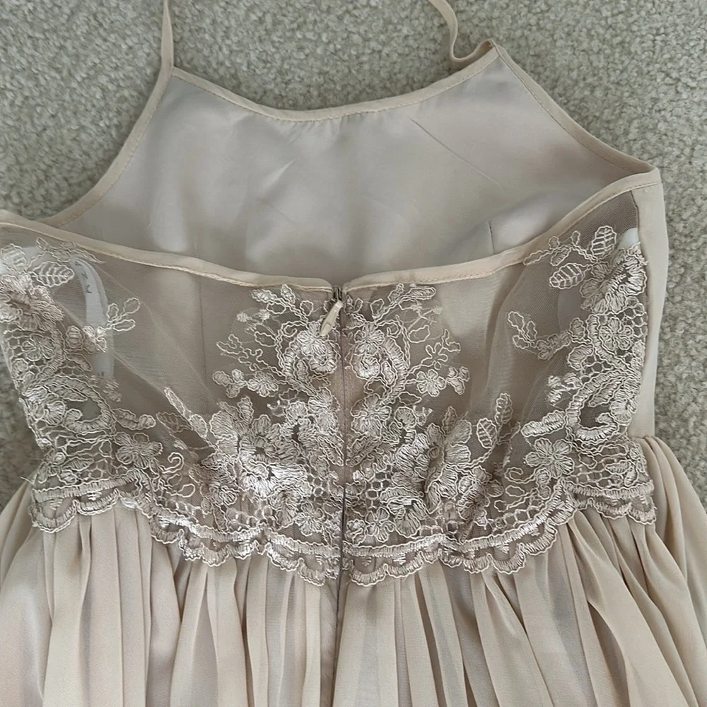 Azazie Junior Bridesmaid chiffon dress - Picture 7 of 10